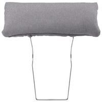 Kopfstütze in Grau - Hellgrau, Konventionell, Textil - Zandiara