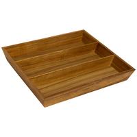 Besteckeinsatz Kristian in Naturfarben - Naturfarben, Modern, Holz (38,3/33,5/5,5cm) - Zandiara