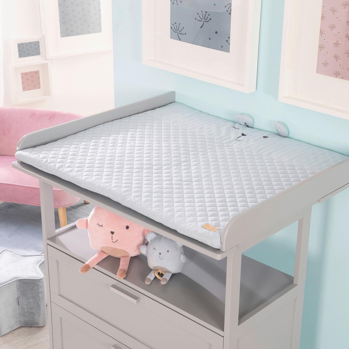 Krabbeldecke Roba Style Hellblau ca. 85x45x75cm - Hellblau, KONVENTIONELL, Textil (85/45/75cm) - Roba