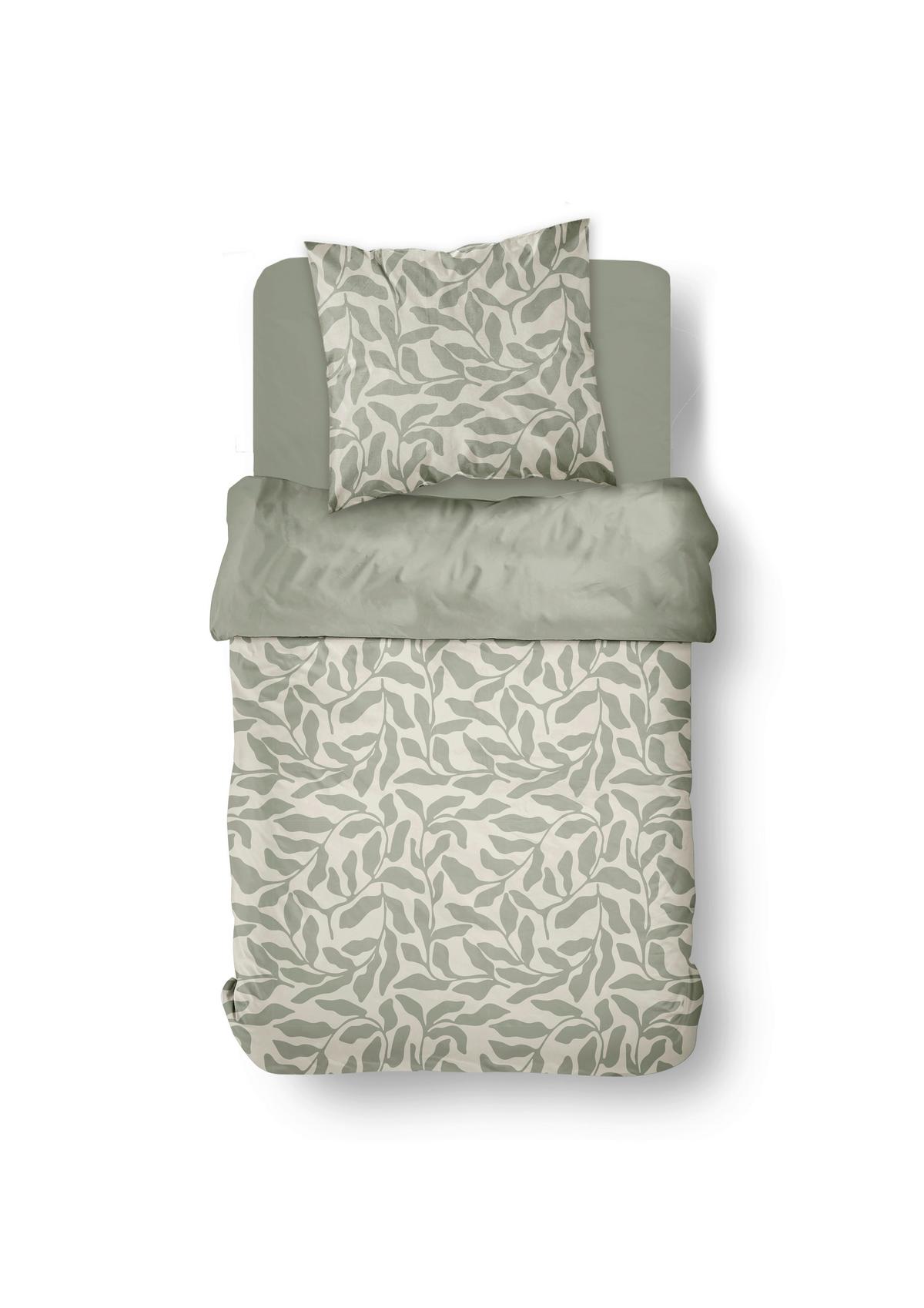Lenjerie de pat Grinly cca. 140x200/50x70 cm - verde deschis, Modern, textil (140/200cm)