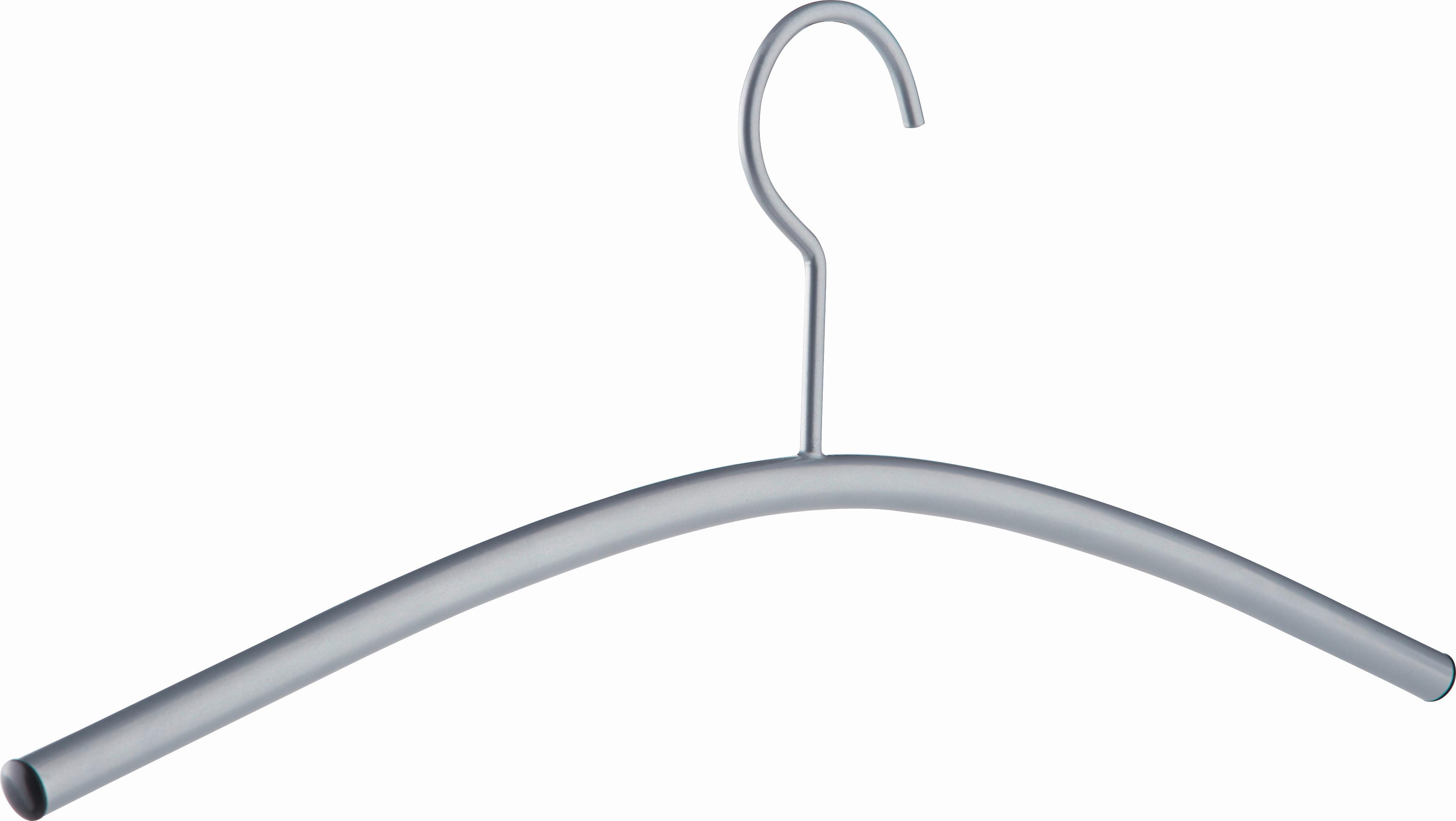 Kleiderbügel in Alufarben aus Stahl - Alufarben, Metall (45cm) - Carryhome