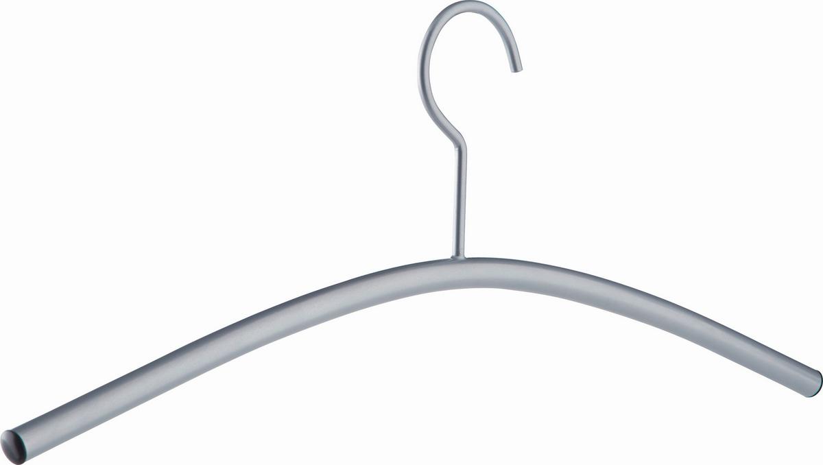 Kleiderbügel in Alufarben aus Stahl - Alufarben, Metall (45cm) - Carryhome