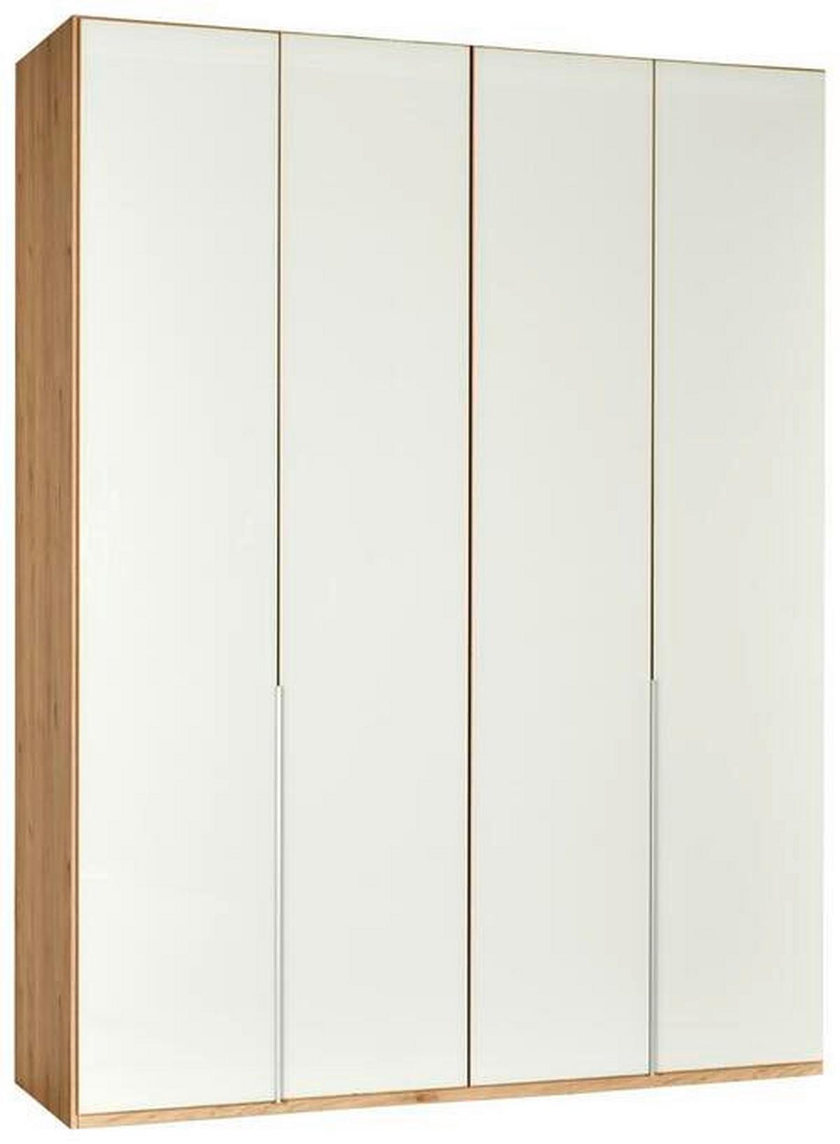 Garderobna Omara New York, Barva Hrasta - barve hrasta/bela, Konvencionalno, kovina/leseni material (180/236/58cm) - Premium Living