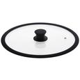 Deckel Flat in Schwarz Ø ca. 30cm - Schwarz, MODERN, Glas/Kunststoff (30cm) - Premium Living Deckel Flat in Schwarz Ø ca. 30cm - Schwarz, MODERN, Glas/Kunststoff (30cm) - Premium Living