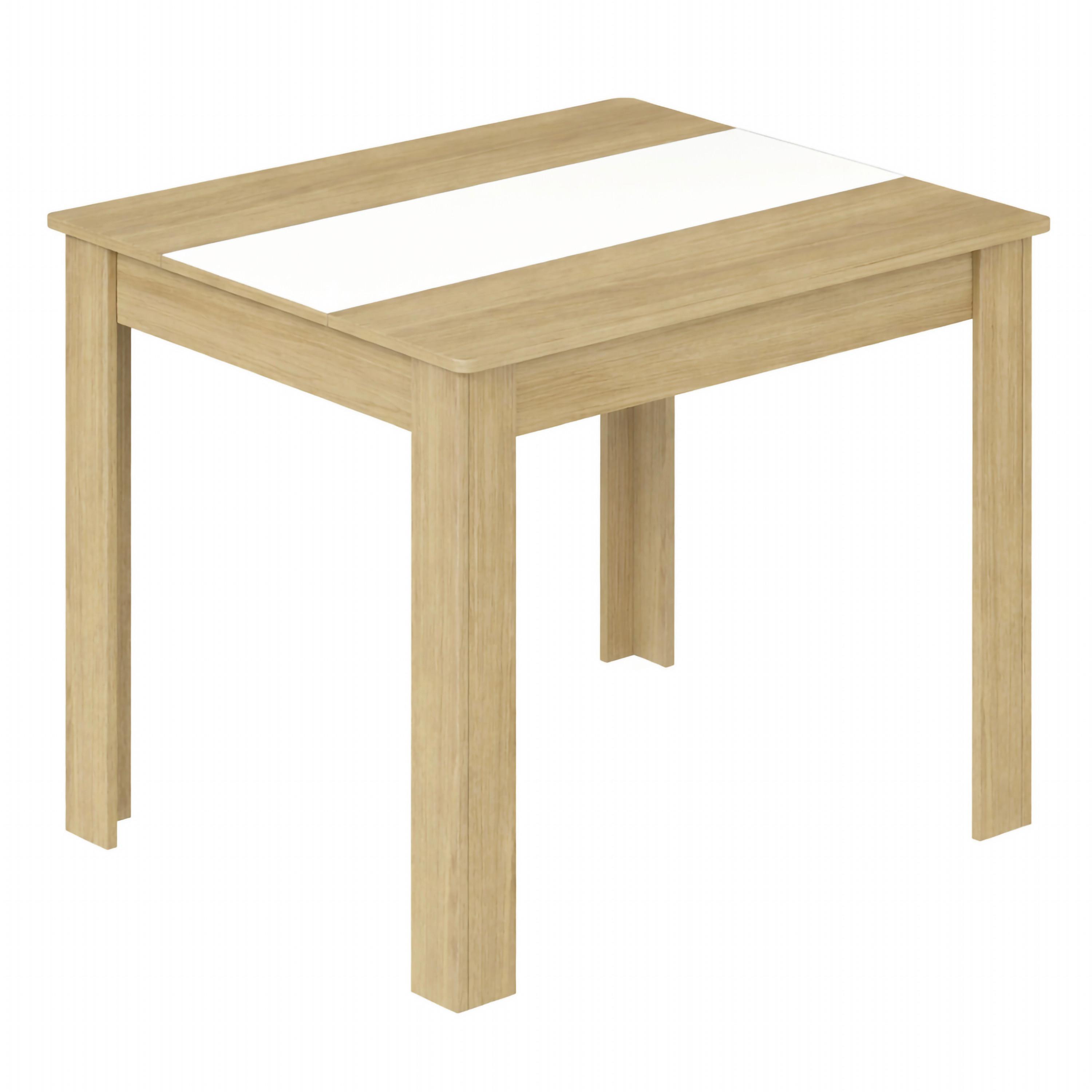 Esstisch Vcm Esstisch "disalo" 80x50 - Honigeiche/Weiss, Modern, Holzwerkstoff (80/50/75cm) - MID.YOU