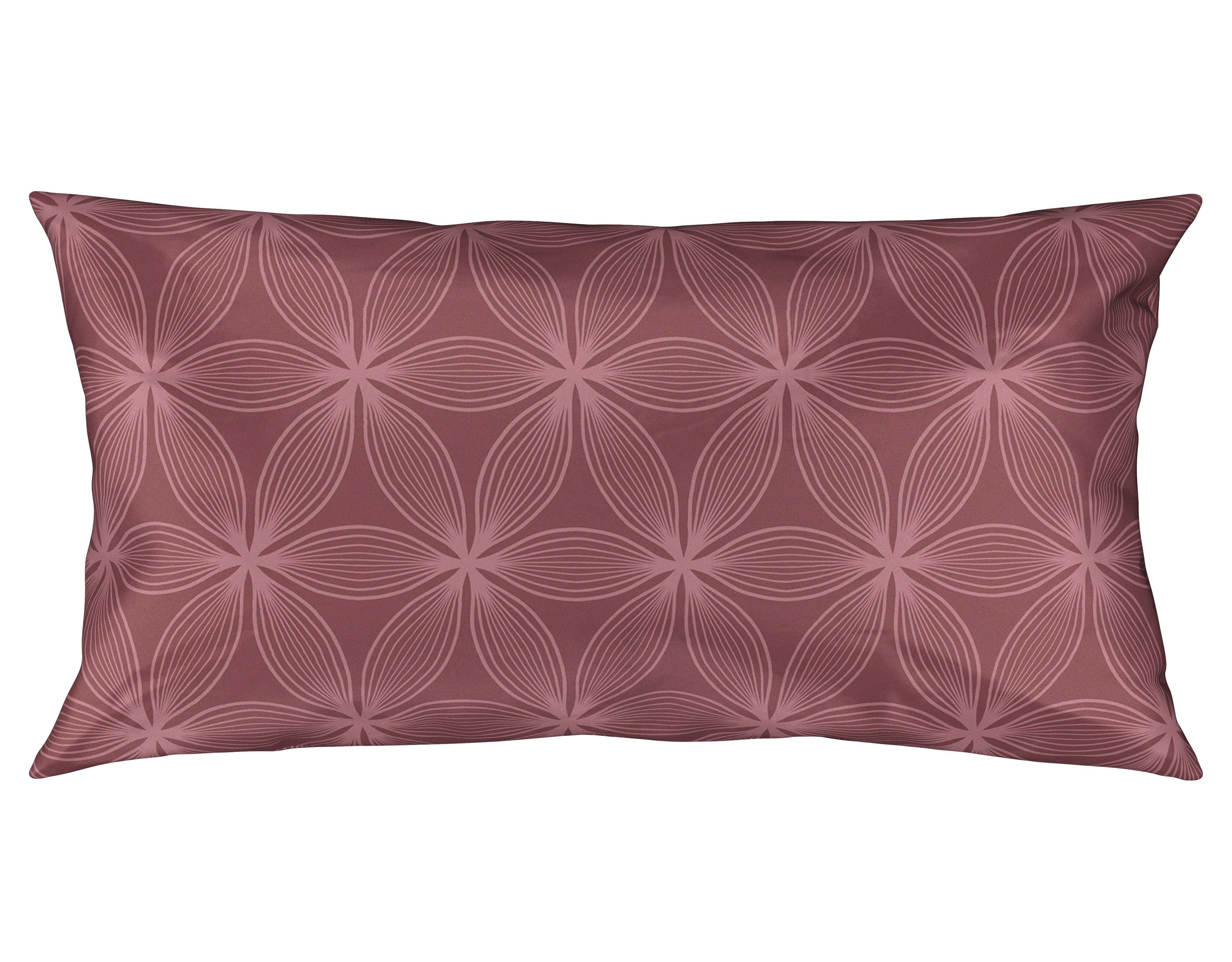 Kissenhülle Alex Design in Beere ca. 40x80cm - Beere, MODERN, Textil (40/80cm) - Premium Living