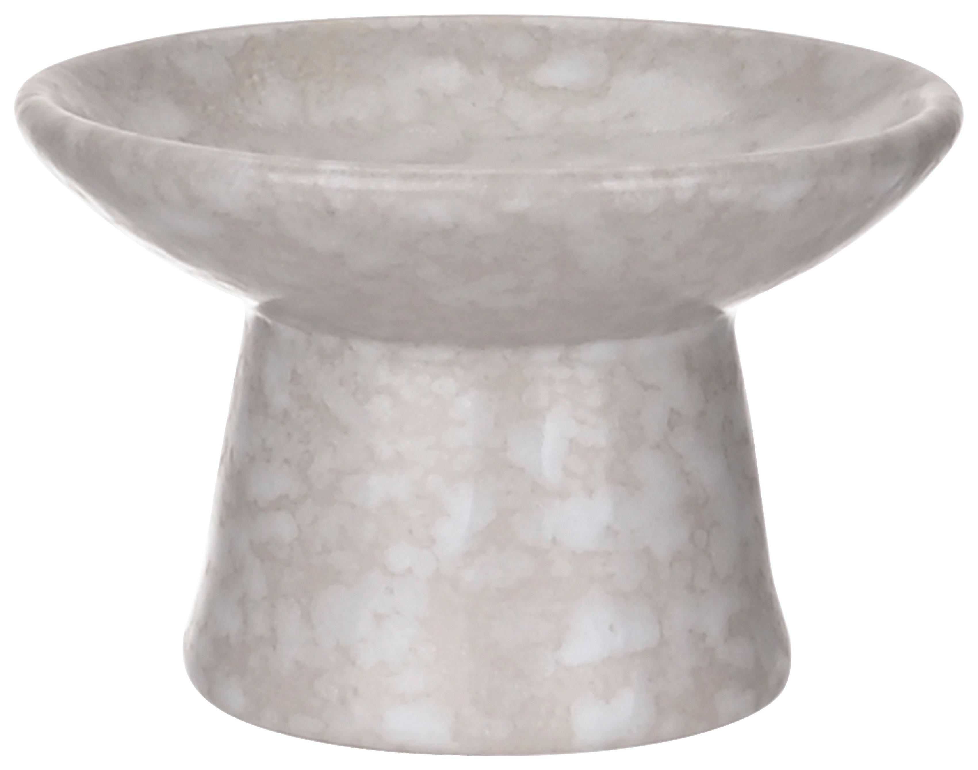 Dísztál Lilly - szürke, Konventionell, kerámia (8,5/5,5cm) - Mömax