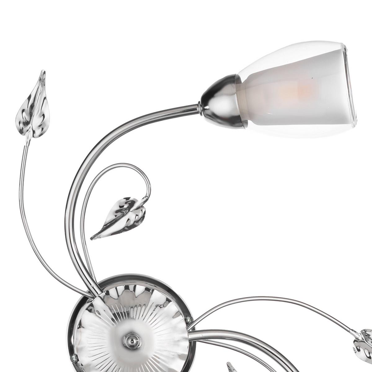 Mennyezeti Lámpa 4716/pl3c Luci Cromo - krómszínű, Konventionell, üveg/fém (50/20cm)