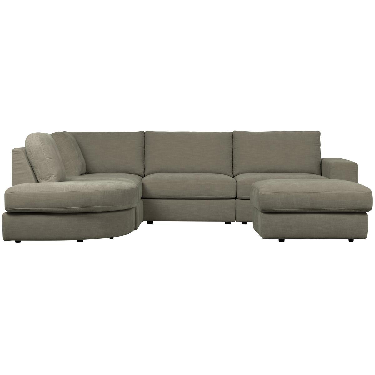 Hocker Family Grau B: 90cm - Schwarz/Grau, Design, Kunststoff/Textil (90/43/98cm) - Livetastic