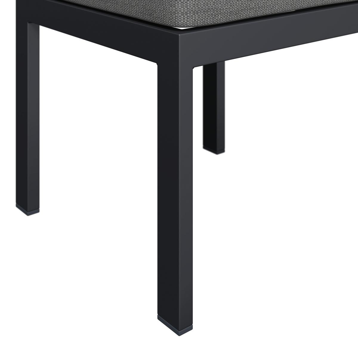 Loungegarnitur Bigi Grau/Beige - Beige/Anthrazit, Basics, Glas/Textil (120/68/65cm)