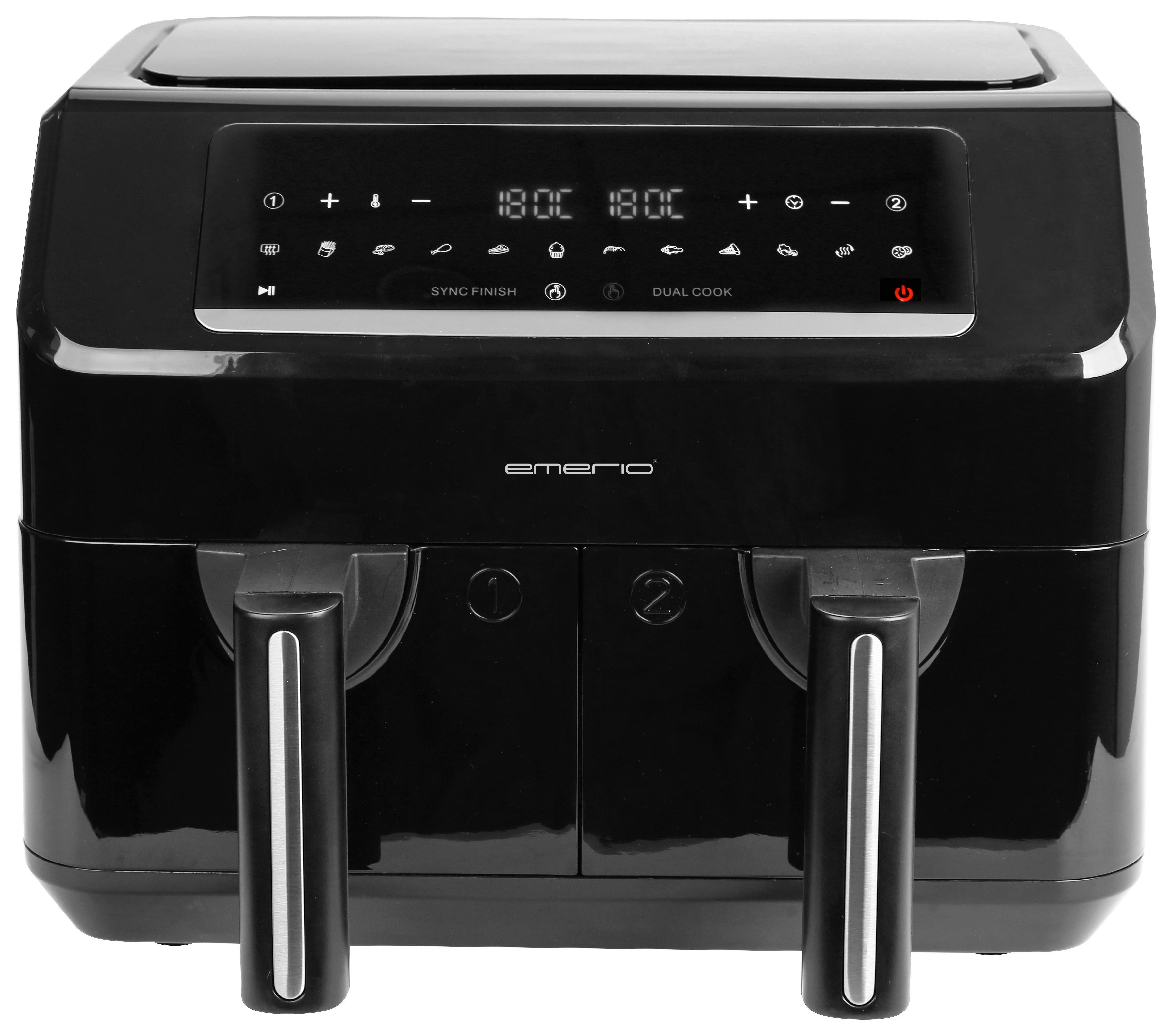 FRYTKOWNICA BEZTŁUSZCZOWA PREMIUM FRYER - czarny, Basics, tworzywo sztuczne/metal (38/34,6/29,5cm) - EMERIO