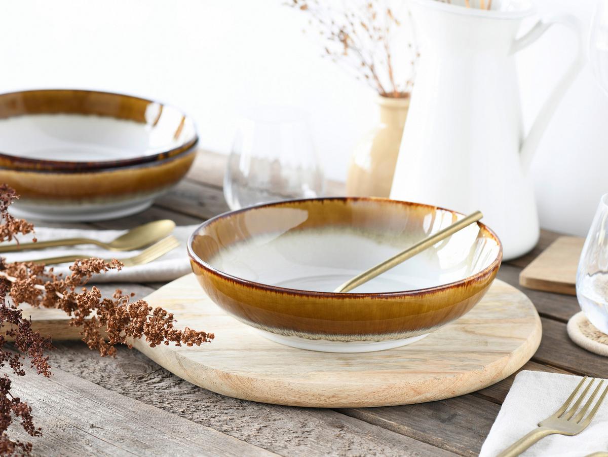 Set Posod Cascade Brown, 4-Delni - Design, keramika (22,5cm) - Creatable