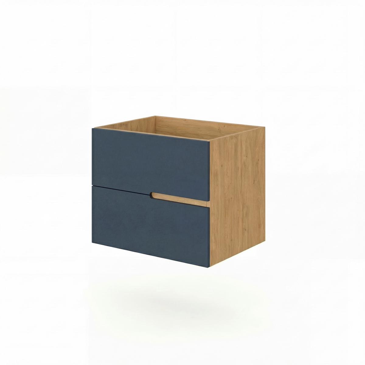 Element Ispod Umivaonika Eva - plava/divlji hrast, Moderno, drvni materijal (60/51/46cm)