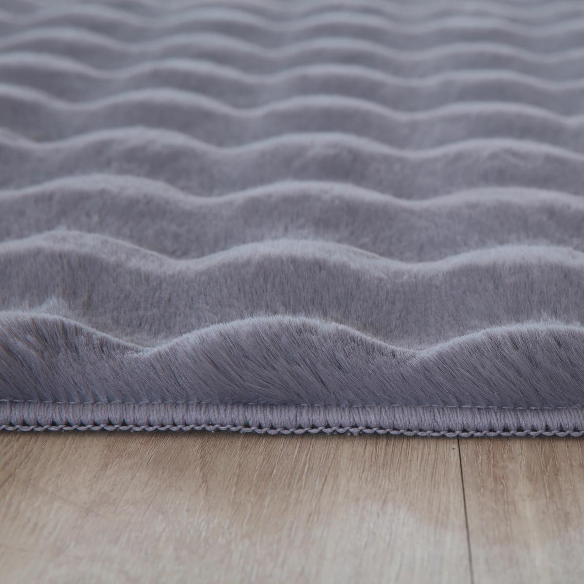 Preproga Z Visokim Florom Ambiance, Siva, 80x250cm - siva, Basics, tekstil (80/250cm)