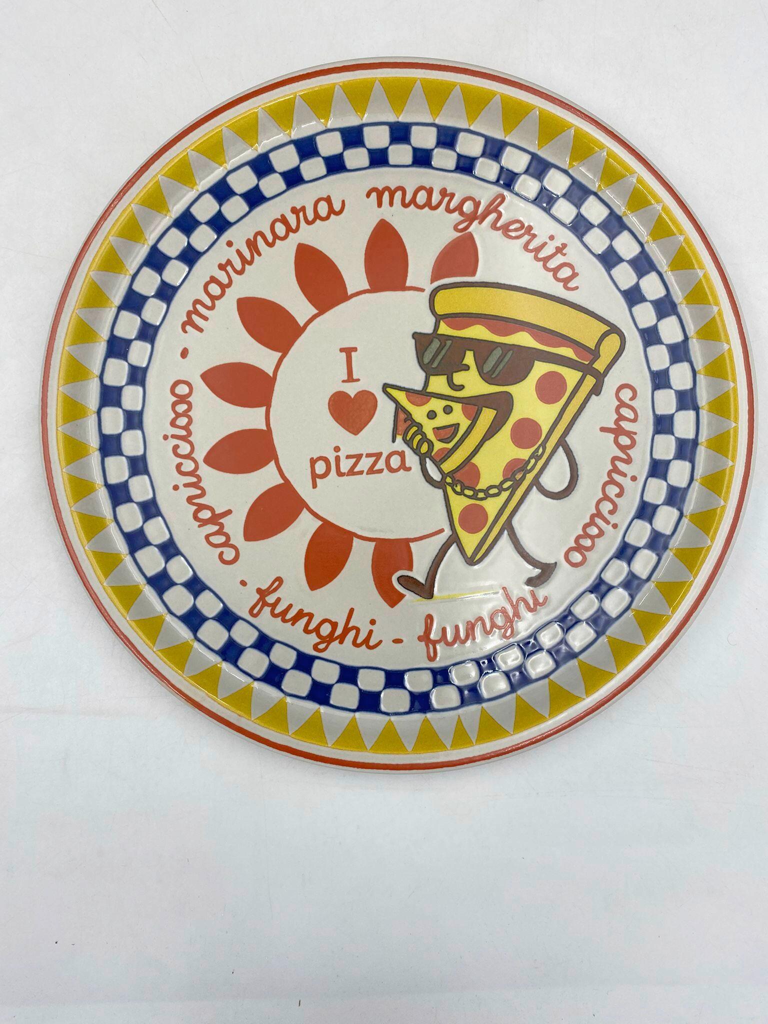 Pizzatányér Italy - többszínű, Konventionell, kerámia (30/2,15cm) - Mömax