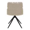 STOL MALU - beige/svart, Modern, metall/textil (53/68/83cm) - Bessagi Home