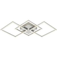 Plafonieră Cu Led Olpü - culoare aluminiu, Modern, plastic/metal (72,4/35,4/5,2cm) - Modern Living