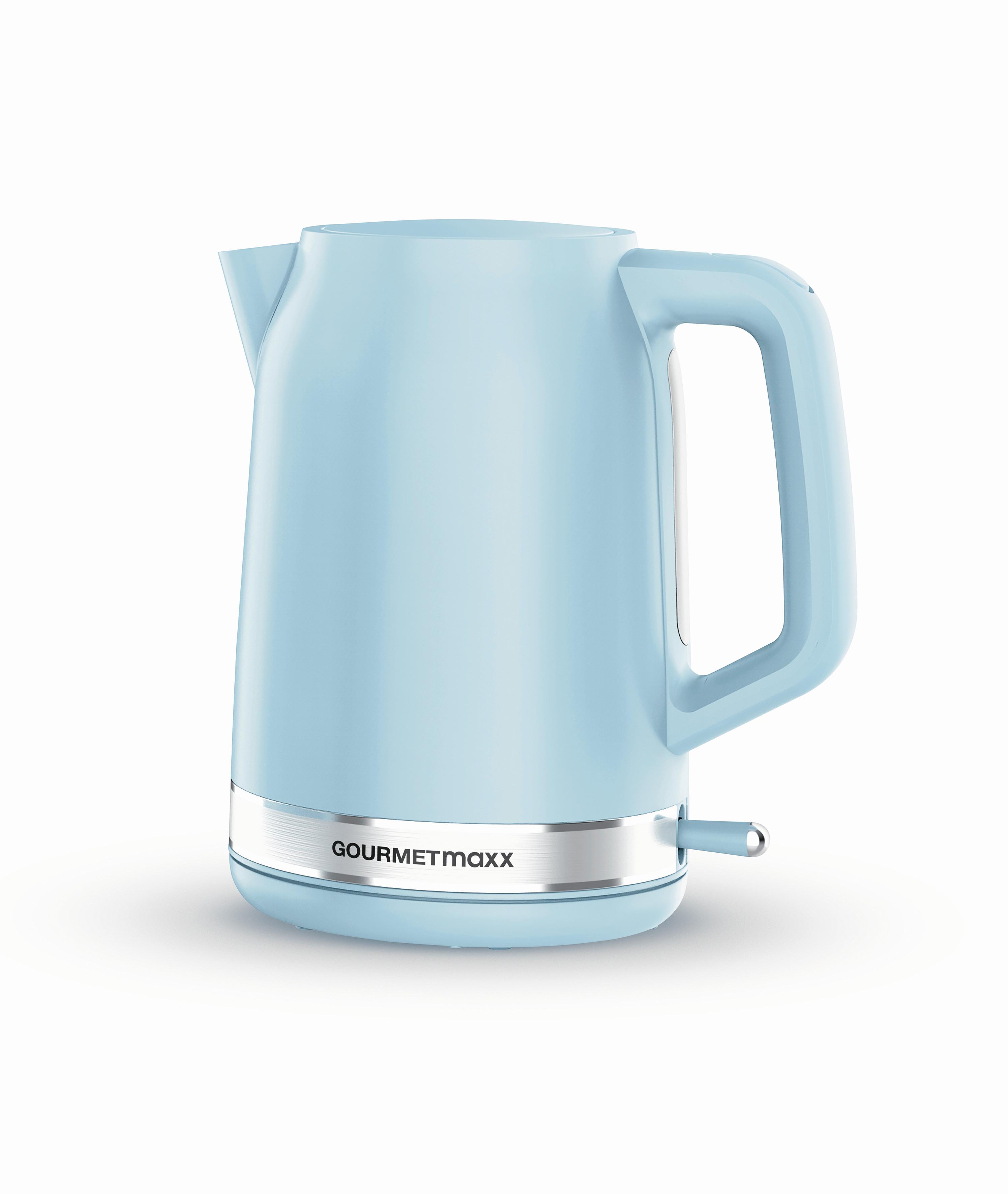 CZAJNIK ELEKTRYCZNY 13895 - niebieski, Basics, tworzywo sztuczne (22,1/15,6/23,7cm) - GOURMETMAXX