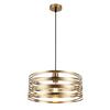 HÄNGLAMPA SILVAIN - mässingsfärgad/svart, Modern, metall/plast (40/120cm) - Modern Living