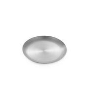 Farfurie pentru lumânări Aurora - argintiu, metal (12/1,4cm) - Modern Living
