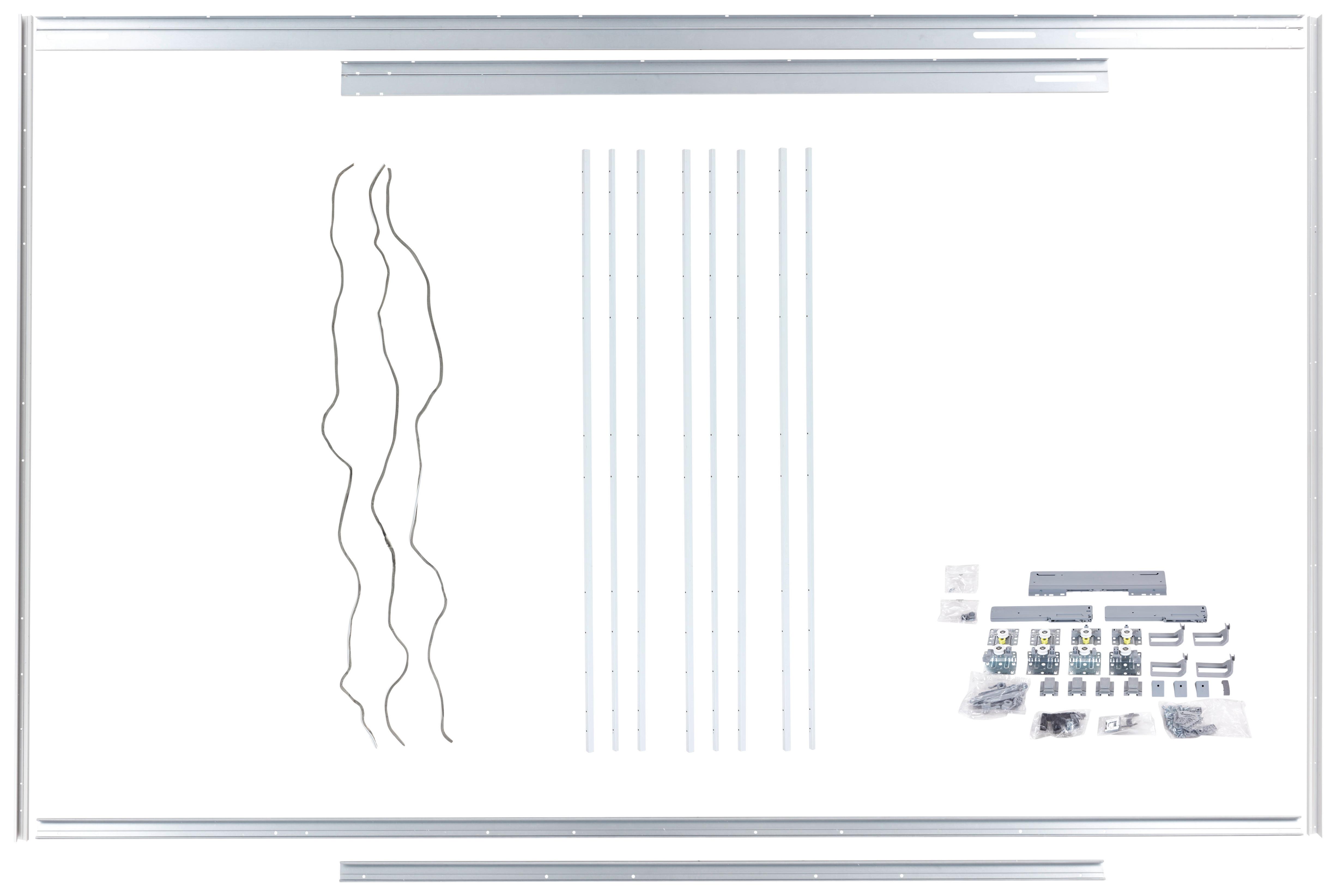 Komplet Za Montažo Unit Barva Aluminija - barve aluminija, Moderno, kovina/umetna masa - Based