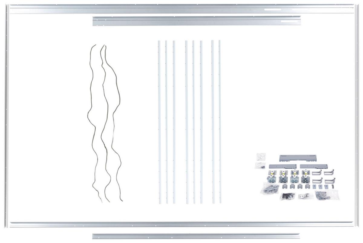 Montagepaket Unit in Alufarben - Alufarben, Modern, Kunststoff/Metall - Based