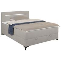 Boxbett Jerry Beige ca. 120x200cm - Beige/Schwarz, KONVENTIONELL, Textil (120/200cm) - Mömax