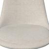 STOL CELIA - beige/vit, Modern, metall/textil (54,5/83/49cm) - Bessagi Home