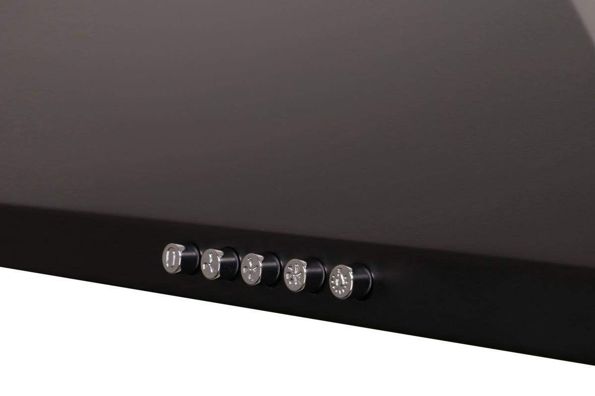 Kuhinjska Napa Karena, 90cm - črna, Basics, kovina (90/58-96/47,5cm) - Respekta