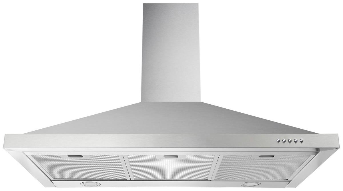 Dunstabzugshaube Medea Edelstahl B: ca. 90 cm - Edelstahlfarben, Trend, Metall (90/63,5-102,5/50cm) - Respekta