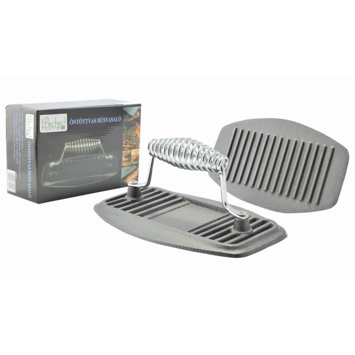 Hús- És Tésztaprés Húsvasaló - fekete, Basics, fém (22/10cm)