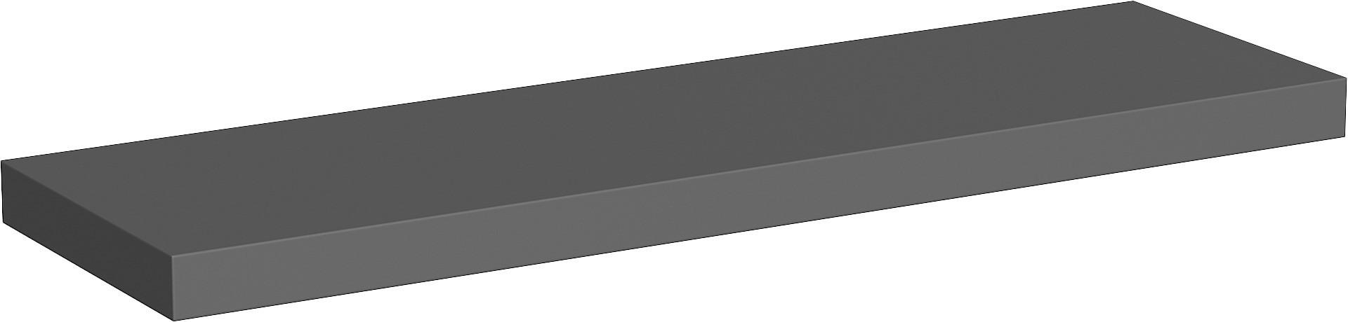 Zidna Polica Simple 80 Antracit - Moderno, drvni materijal (80/3,8/23,5cm) - Modern Living