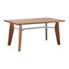 Esstisch Jasper in Holz Akazie massiv hell ca. 160x90 cm - Akaziefarben/Grau, MODERN, Holz/Metall (160/90/75cm) - Bessagi Home