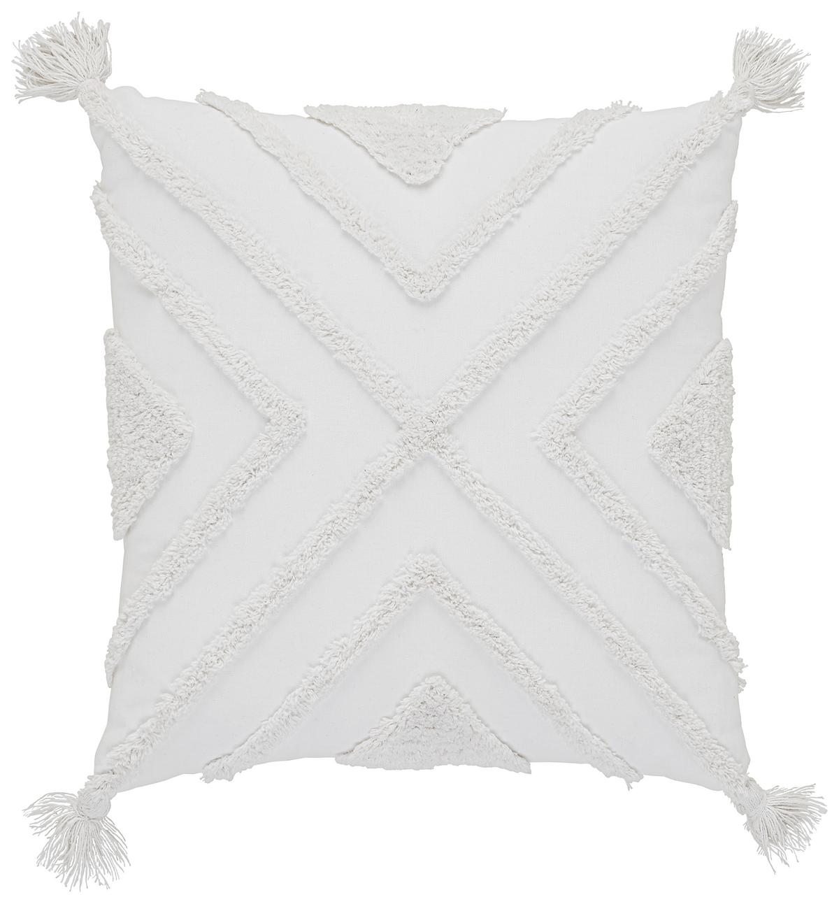 Pernă decorativă Nouria - alb, Lifestyle, textil (50/50cm) - Premium Living