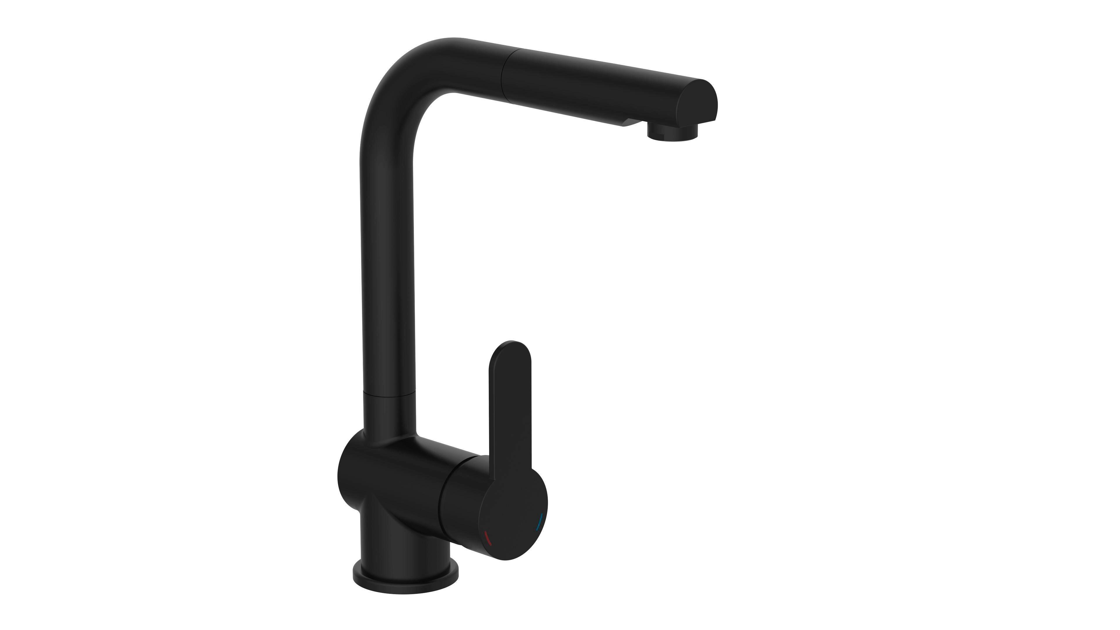 KÜCHENARMATUR 79760    -ST- - Schwarz, Basics, Metall (11,3/29,8/24,9cm) - Xora