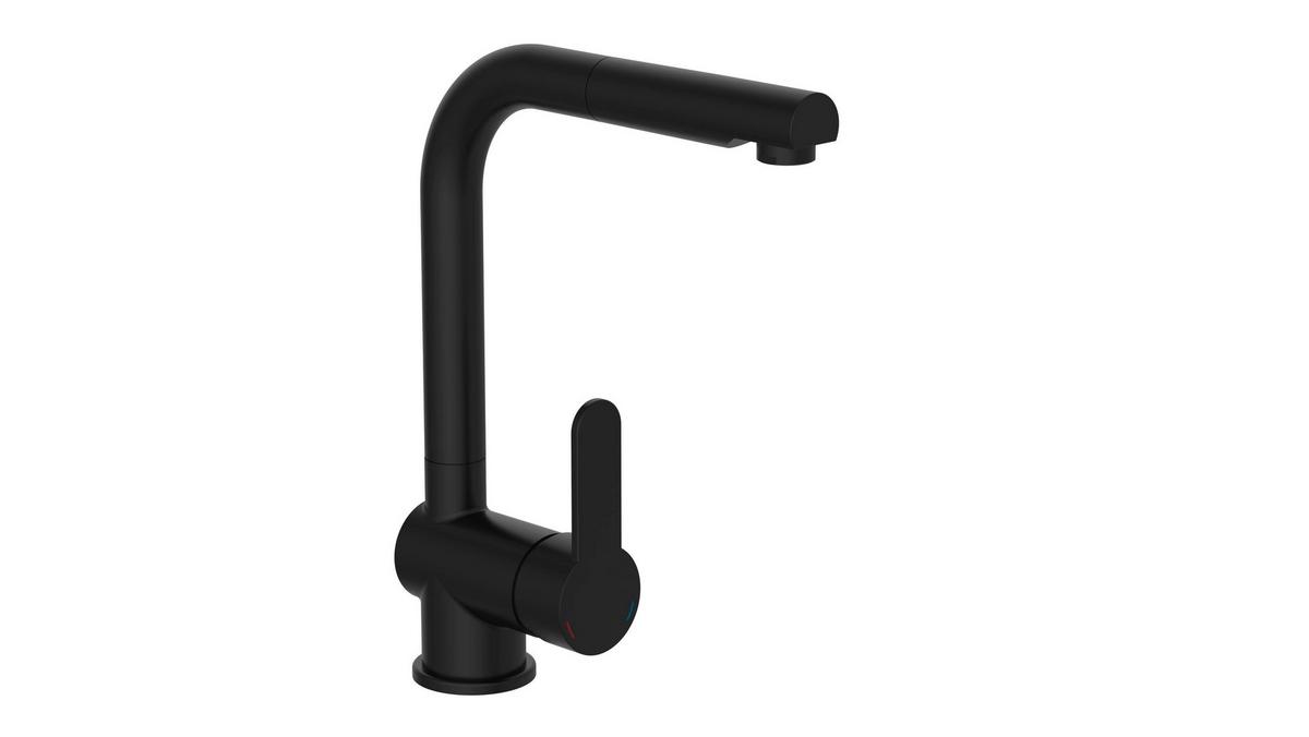 KÜCHENARMATUR 79760    -ST- - Schwarz, Basics, Metall (11,3/29,8/24,9cm) - Xora