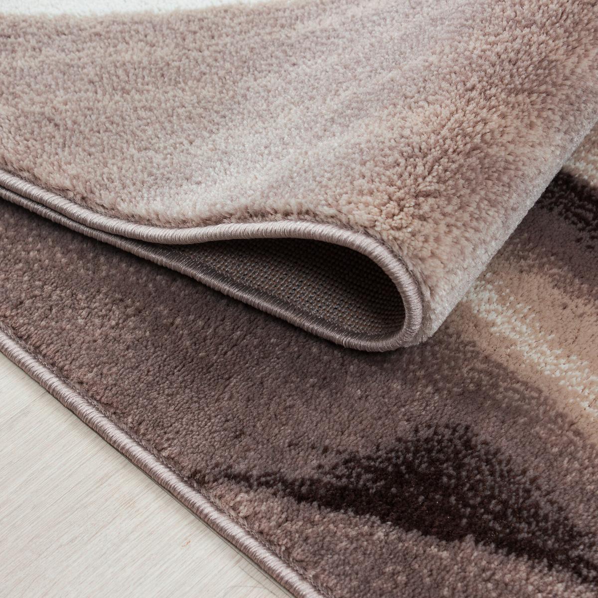Ravno Tkana Preproga Parma, Rjava, 280x370cm - rjava, Design, tekstil (280/370cm) - Novel