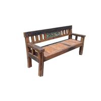 Gartenbank Sumba Teak 4-Sitzer - Dunkelbraun, Basics, Holz (180/90/54,5cm) - Gardenson