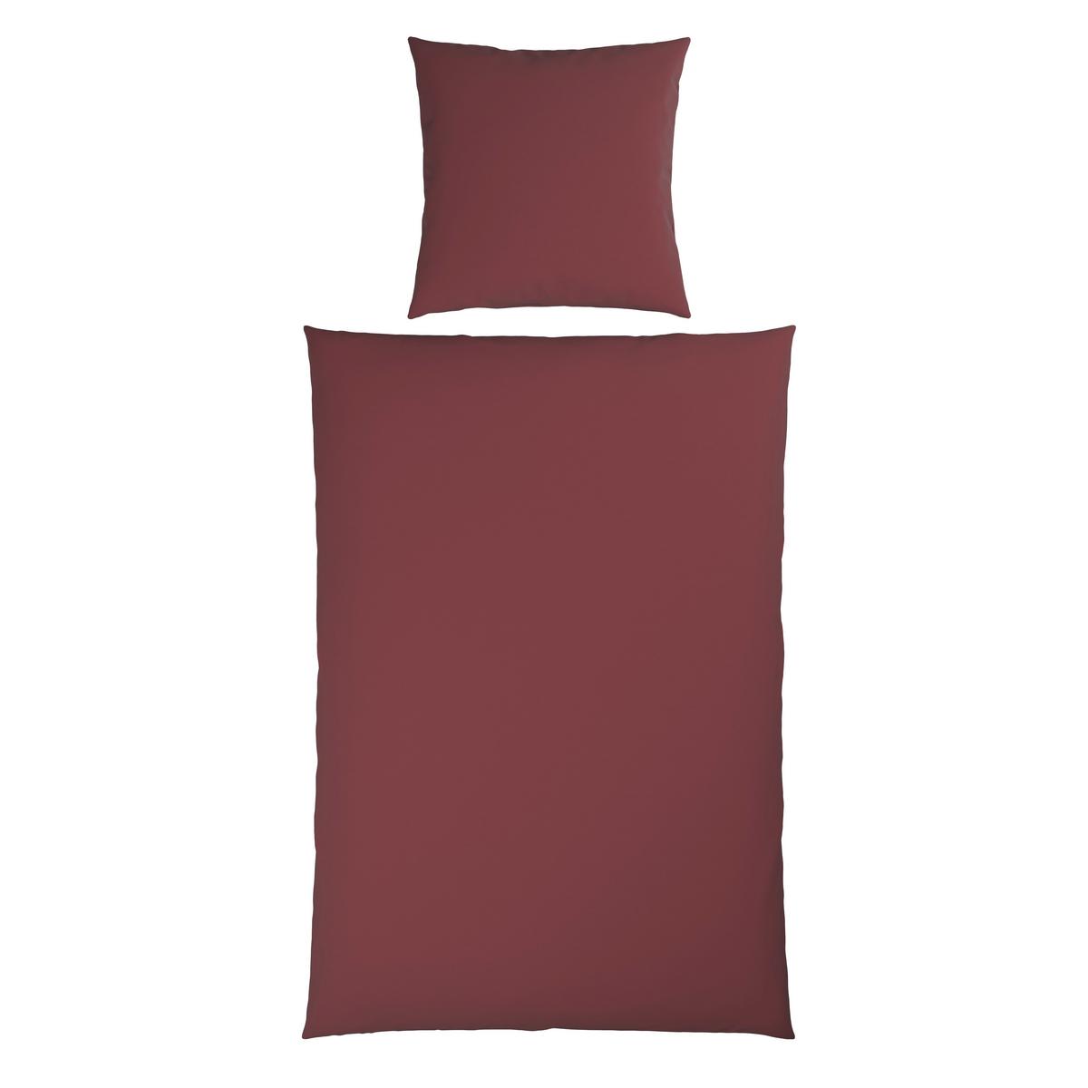 Bettwäsche Elena Rotbraun ca. 135x200cm - MODERN, Textil (135/200cm) - Mömax