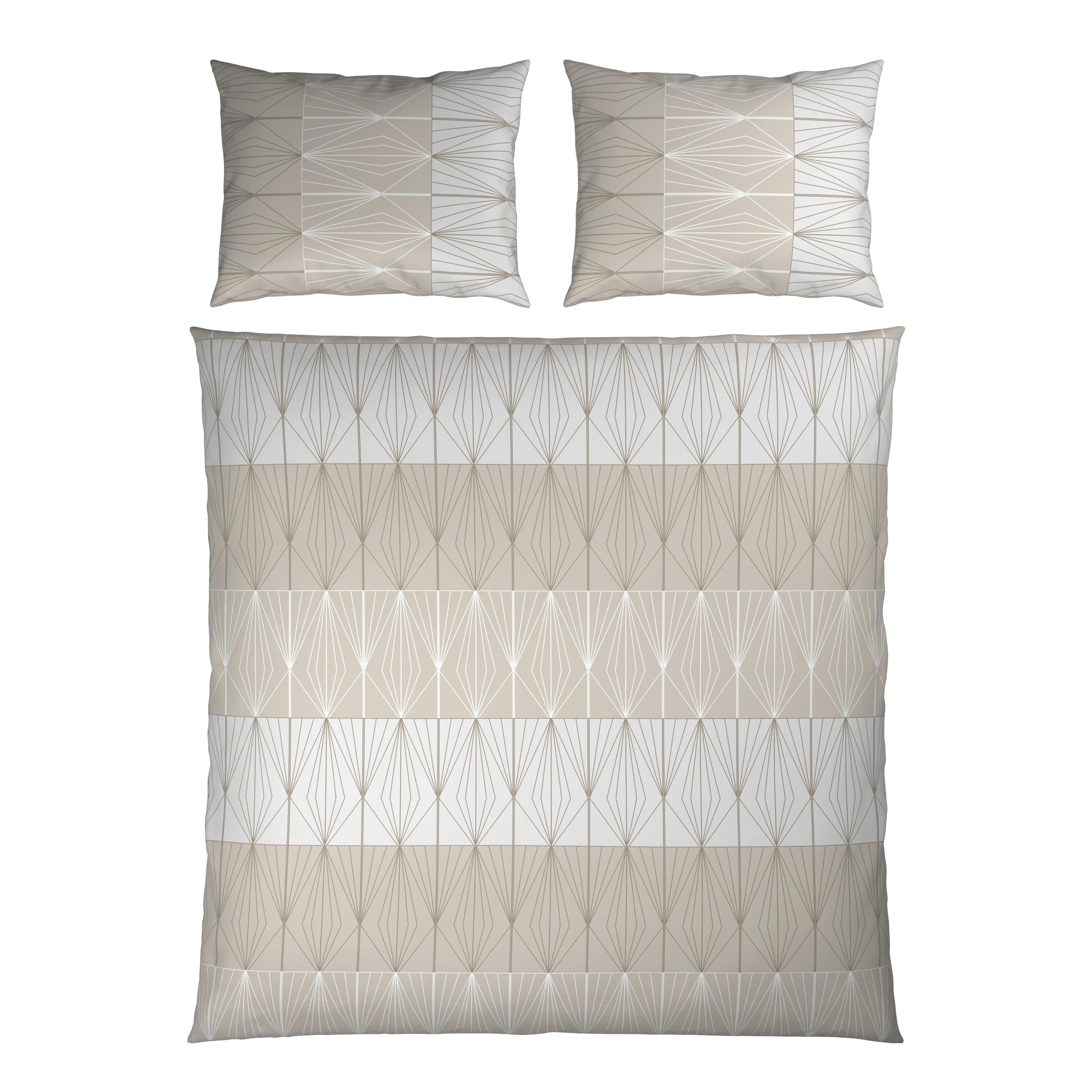 Posteljina Dubai Xxl 200x200/2x60x80cm - boje sedefa, tekstil (200/200cm) - Mömax