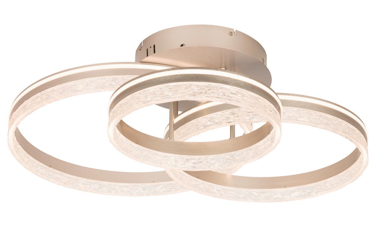LAMPA SUFITOWA LED SWANSEA *SBN* - cappuccino, Design, tworzywo sztuczne/metal (72/63/22cm) - Novel