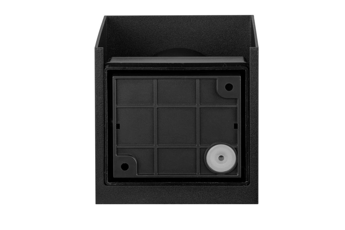 KINKIET LED ATLAS *SBN* - czarny, Basics, tworzywo sztuczne/metal (10/10/10cm) - Novel
