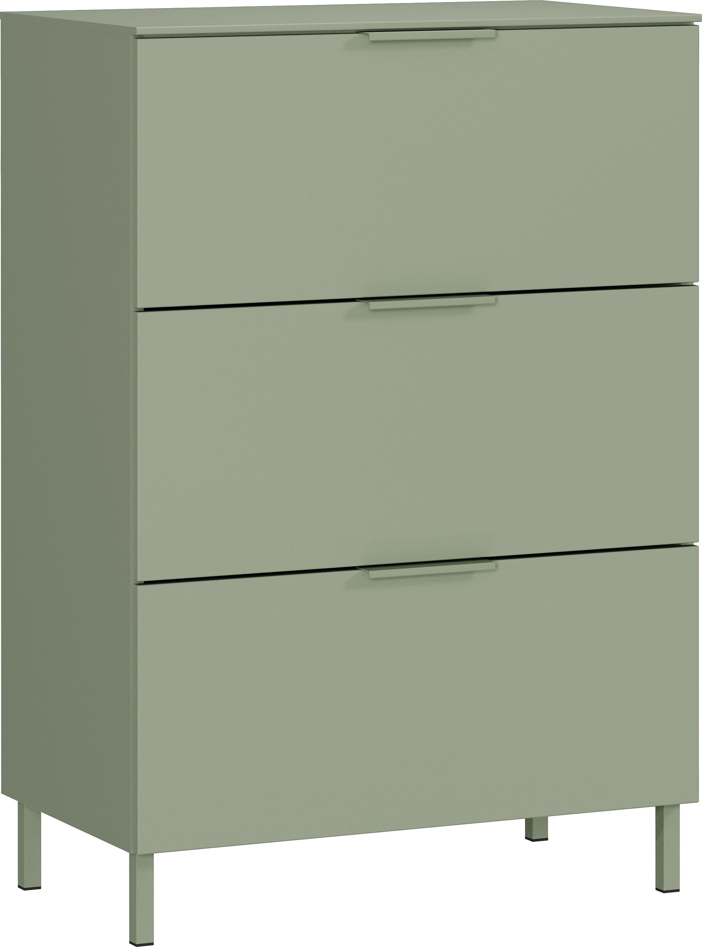 Kommode Gw-Savoca - Grün, Modern, Holzwerkstoff/Metall (68/98/40cm) - Mömax
