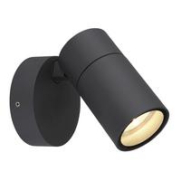 Außenleuchte Piper Anthrazit/Schwarz max. 35 Watt - Klar/Anthrazit, Design, Glas/Kunststoff (9,5/10,5/11,8cm) - Globo