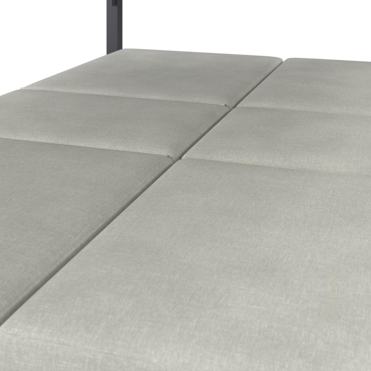 Sonnenliege Aviva Creme wetterfest - Creme, Modern, Textil/Metall (148/196/200cm) - Bessagi Garden