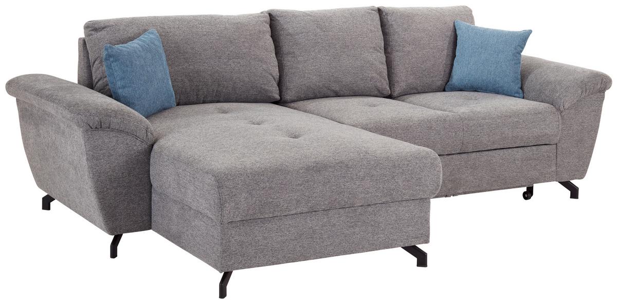 Coltar LILLE C - albastru/gri, Modern, textil (263/110/156cm) - Ondega