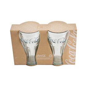 Set Čaša Coca Cola 0,45l - prozirno, Konvencionalno, staklo (8.5/15.8cm)