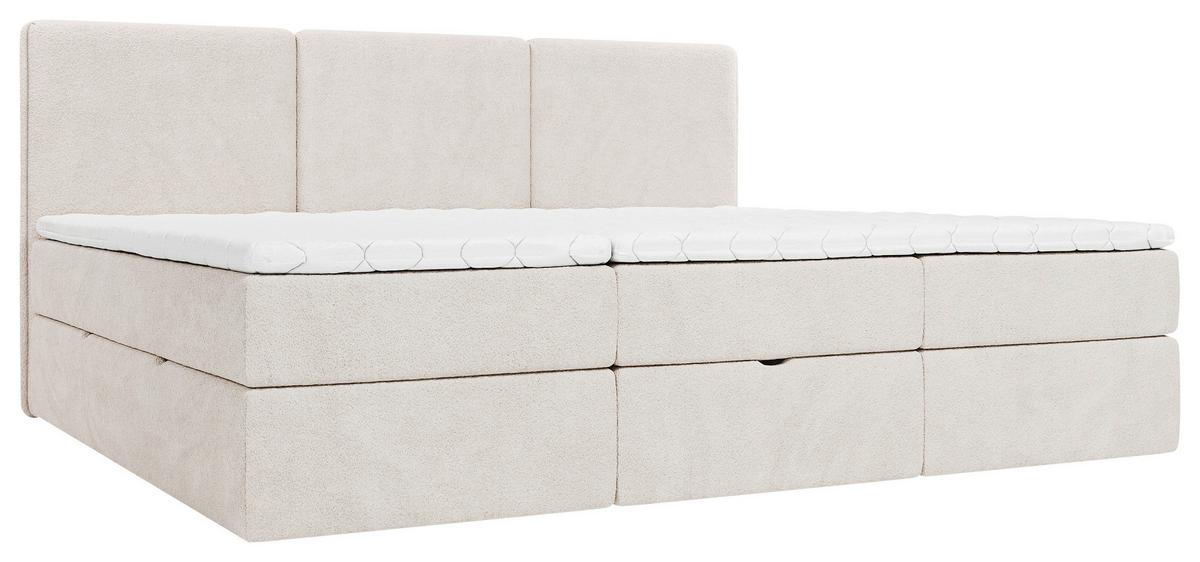 Familienbett Domino Combo II Creme ca. 270x200cm - Creme/Schwarz, MODERN, Holz/Holzwerkstoff (270/200cm) - MID.YOU