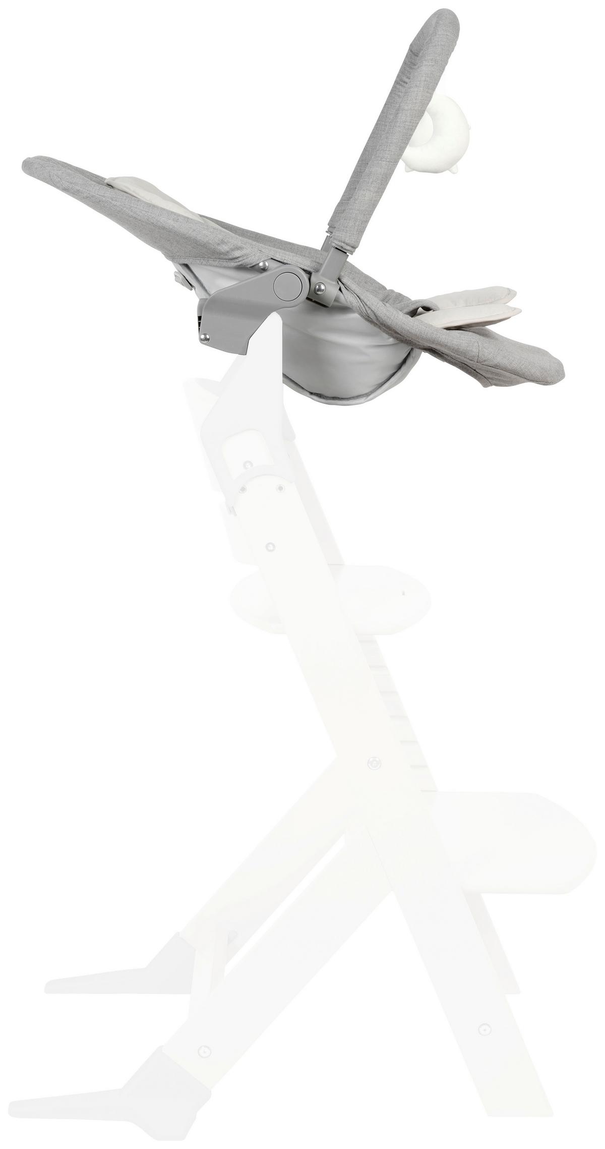 BUJAK LUNCH - szary, Basics, tworzywo sztuczne/metal (66/45/48-58cm) - My Baby Lou