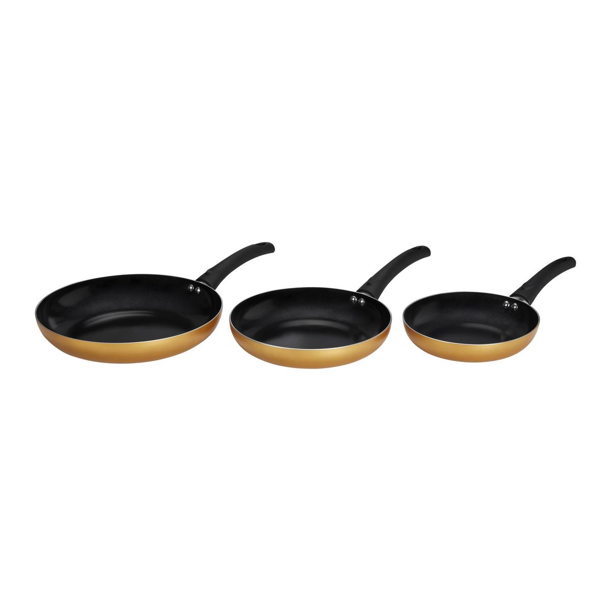 Set Tava Goldy - zlatne boje, Moderno, metal/plastika - Mömax